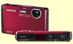 Samsung EC-CL65ZZBPRUS 12.2MP 5x Optical Zoom Camera with Geo-Tagging, Bluetooth and WiFi Connectivity Red