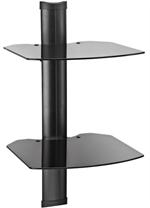 OMNIMOUNT TRIA 2 B Tria 2-Shelf Wall Furniture System (Black)