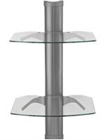 OMNIMOUNT TRIA 2 P Tria 2-Shelf Wall Furniture System (Platinum)