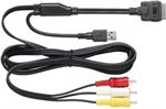CLARION CCA750 iPod / iPhone A/V Connection Cable for NX702, NX602, NZ502, VX401, VZ401, CZ702 & M502