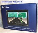 Cobra 5400 PRO 5 GPS Navigation for Truck / Professional Drivers with AURA, STAA, HAZMAT US and Canada