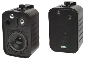 TIC ASP25-B Indoor/Outdoor 2-Way 50-Watt Speakers (Black)