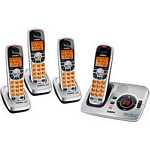 Uniden DECT1580-4 Dect 6.0 Expandable Cordless Telephone With Digital Answering System And Caller ID - 4 Handsets
