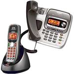 Uniden TRU-9496 Expandable 2-Line Corded/Cordless Telephone with Dual Keypad, Digital Answering Syst