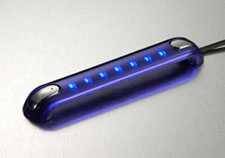 VARAD VS450BL AERO LASER BLUE 7 LED 2 SPEED, 5 PATTERNS