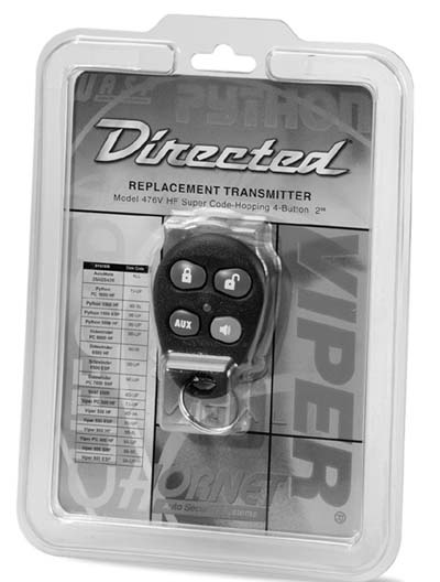 Directed 476C HF Super Code-Hopping 4-button Replacement Remote 266