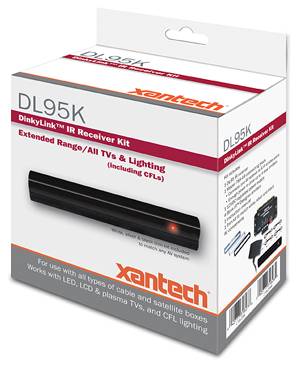 Xantech DL95K Universal Dinky Link IR Receiver Kit