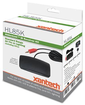 Xantech HL85WK LCD/CFL HIDDEN LINK IR Receiver KIT,WHITE