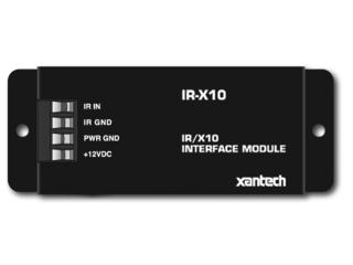 Xantech IRX10 Lighting Module IR Codes to X-10 Commands