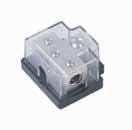 XScorpion TB0444P 1 - 1/0G /  3 - 4/8G Platinum Power Distribution T Block