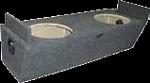 XScorpion X6396-12 Dual 12 Inch Down Fire CHEVY S10 / S15 EXTENDED CAB Custom Subwoofer Box All Years