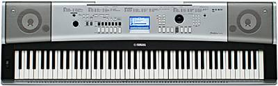 Yamaha DGX-530 FULL SIZE 88 piano-style keys with Graded Soft Touch, matching stand, sustain pedal, USB storage, backlit LCD displays notation and lyrics