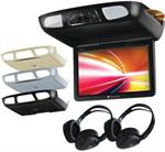 PLANET AUDIO P10.1ES 10.1 Flip-Down LCD / DVD Multimedia Player with Built-In IR Transmitter & FM Modulator